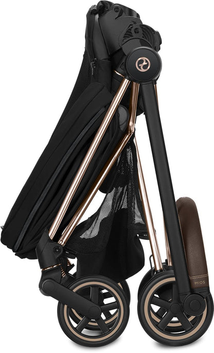 Cybex Mios 2 Complete Stroller - Chrome/Black/Manhattan Grey - 519003549-C