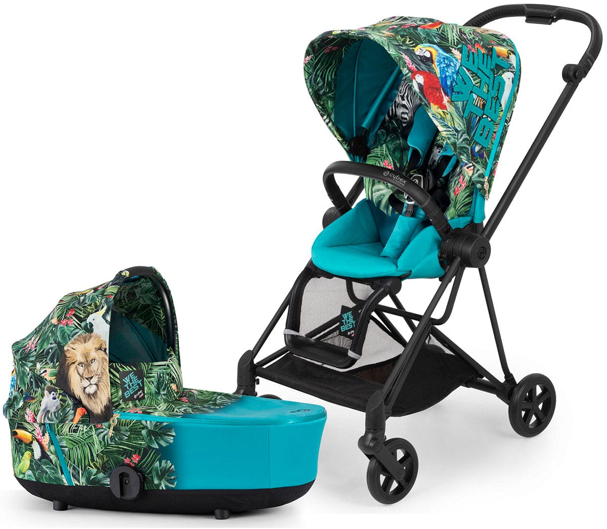 Cybex Mios 2 Complete Stroller with Lux Bassinet Bundle - We The Best x DJ Khaled