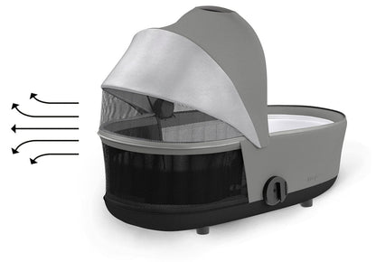 Cybex Mios 3 Lux Carry Cot - Conscious Pearl Grey - 522000341