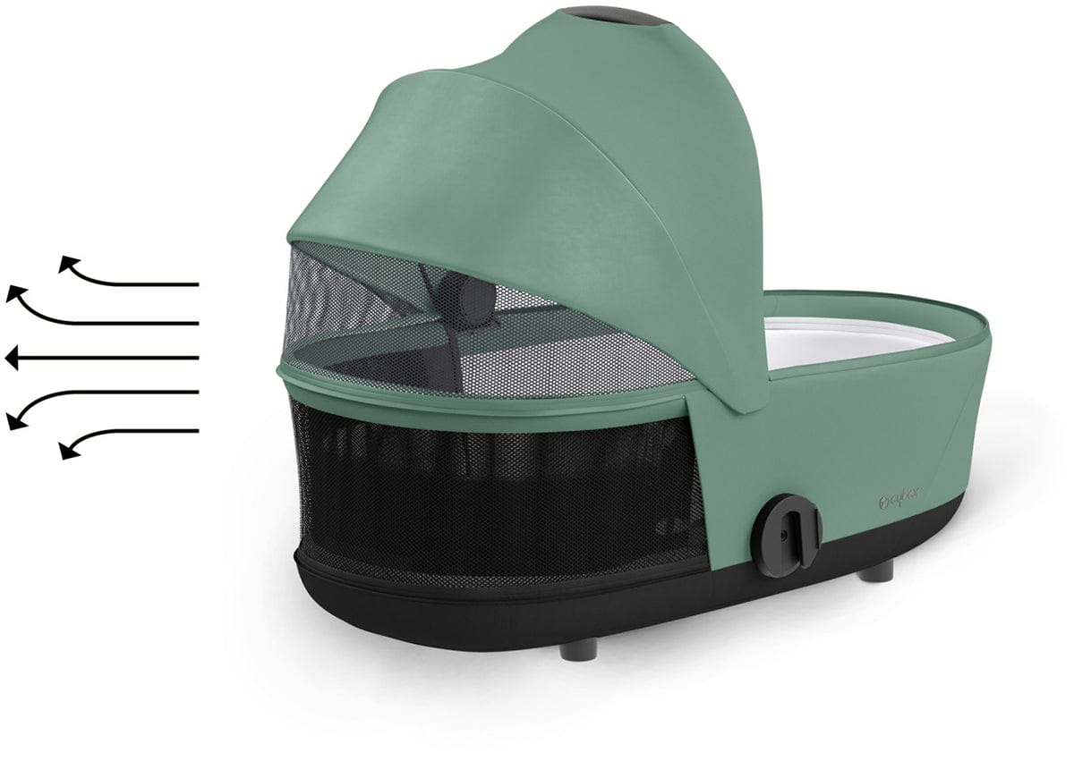 Cybex Mios 3 Lux Carry Cot - Leaf Green - 523000959