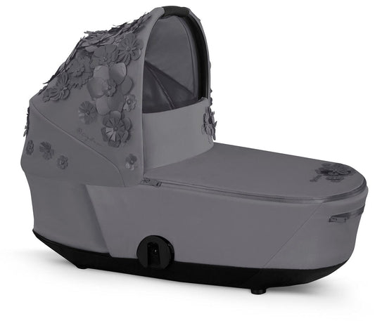 Cybex Mios 3 Lux Carry Cot - Simply Flowers Dream Grey - 522000247