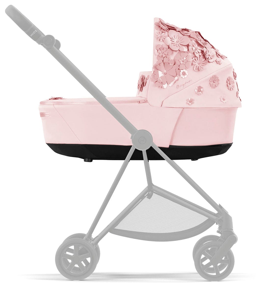 Cybex Mios 3 Lux Carry Cot - Simply Flowers Pale Blush – Albee Baby