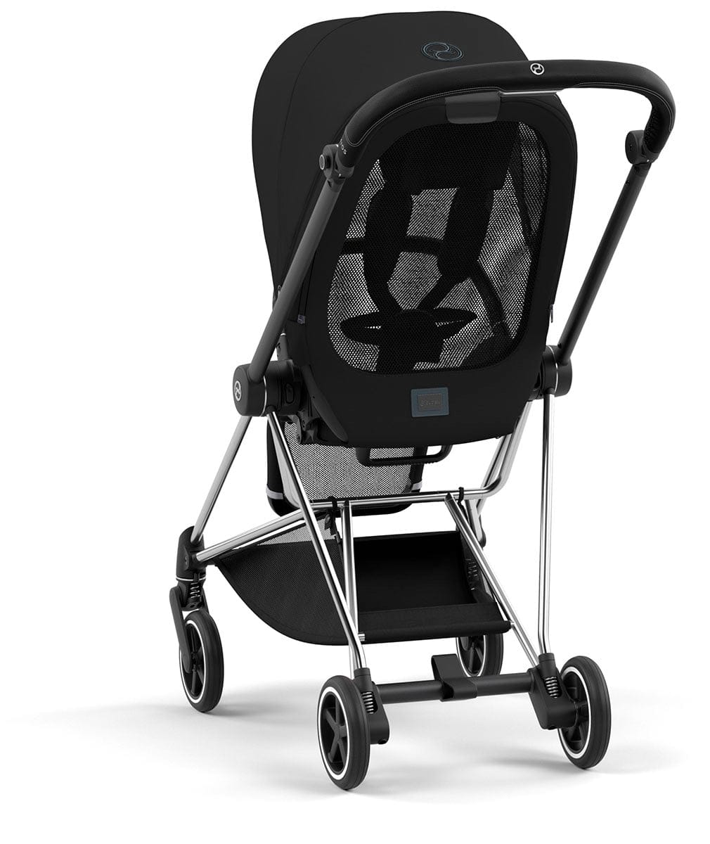 Cybex Mios 3 Stroller (One Box) - Chrome / Black / Deep Black - 521004317