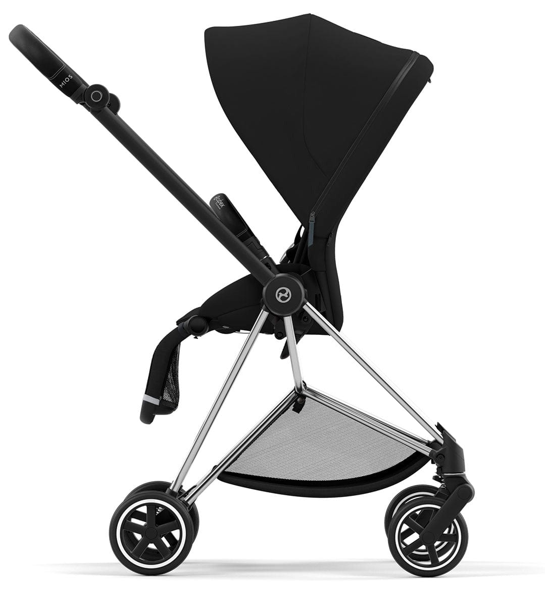 Cybex Mios 3 Stroller (One Box) - Chrome / Black / Deep Black - 521004317
