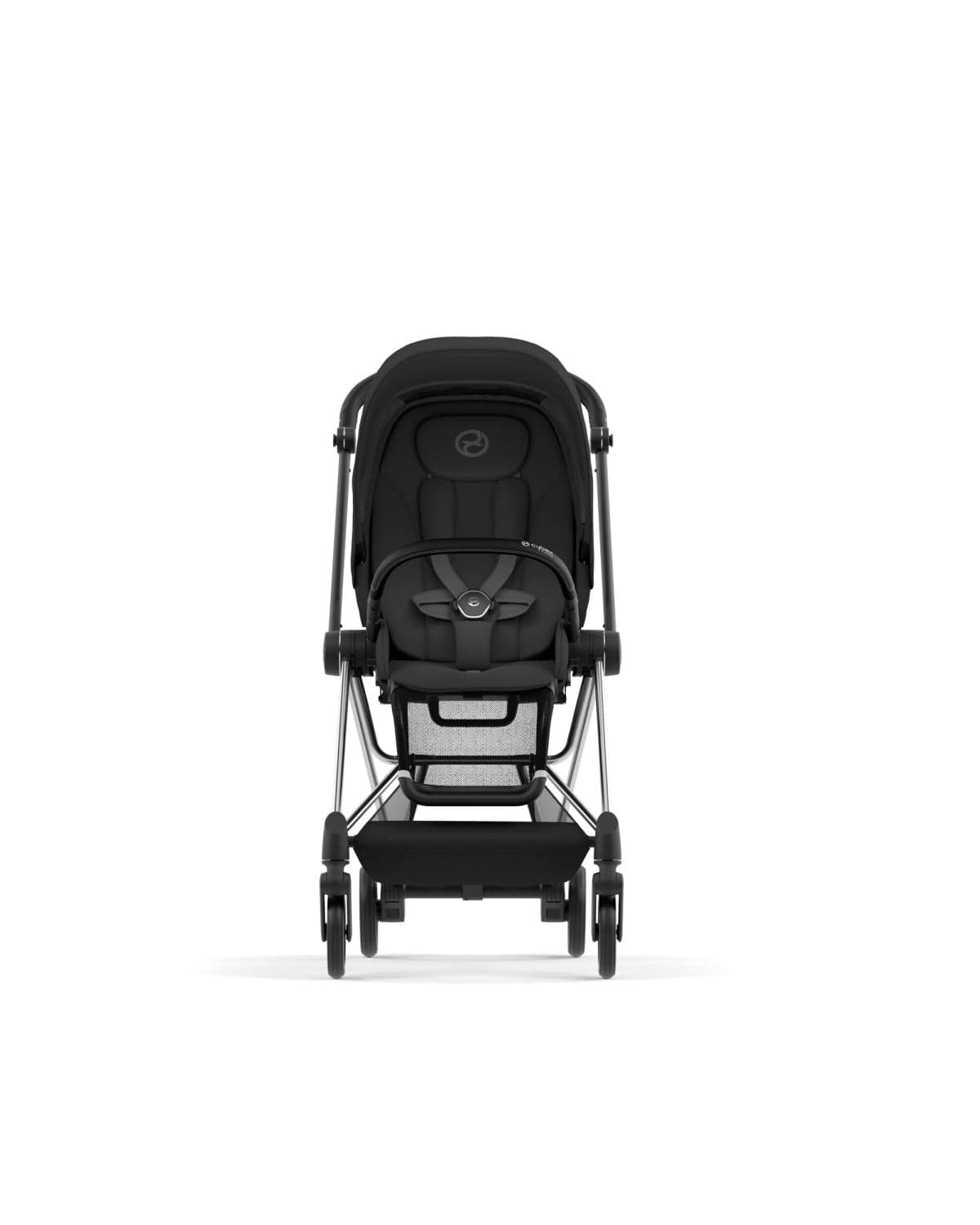 Cybex Mios 3 Stroller (One Box) - Chrome / Black / Sepia Black - 523001583