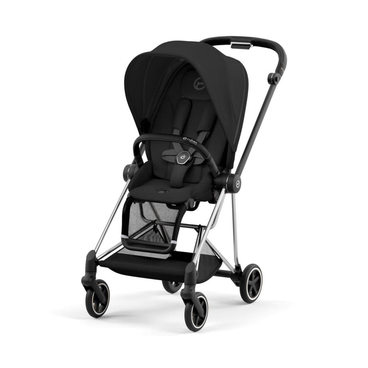 Cybex Mios 3 Stroller (One Box) - Chrome / Black / Sepia Black - 523001583