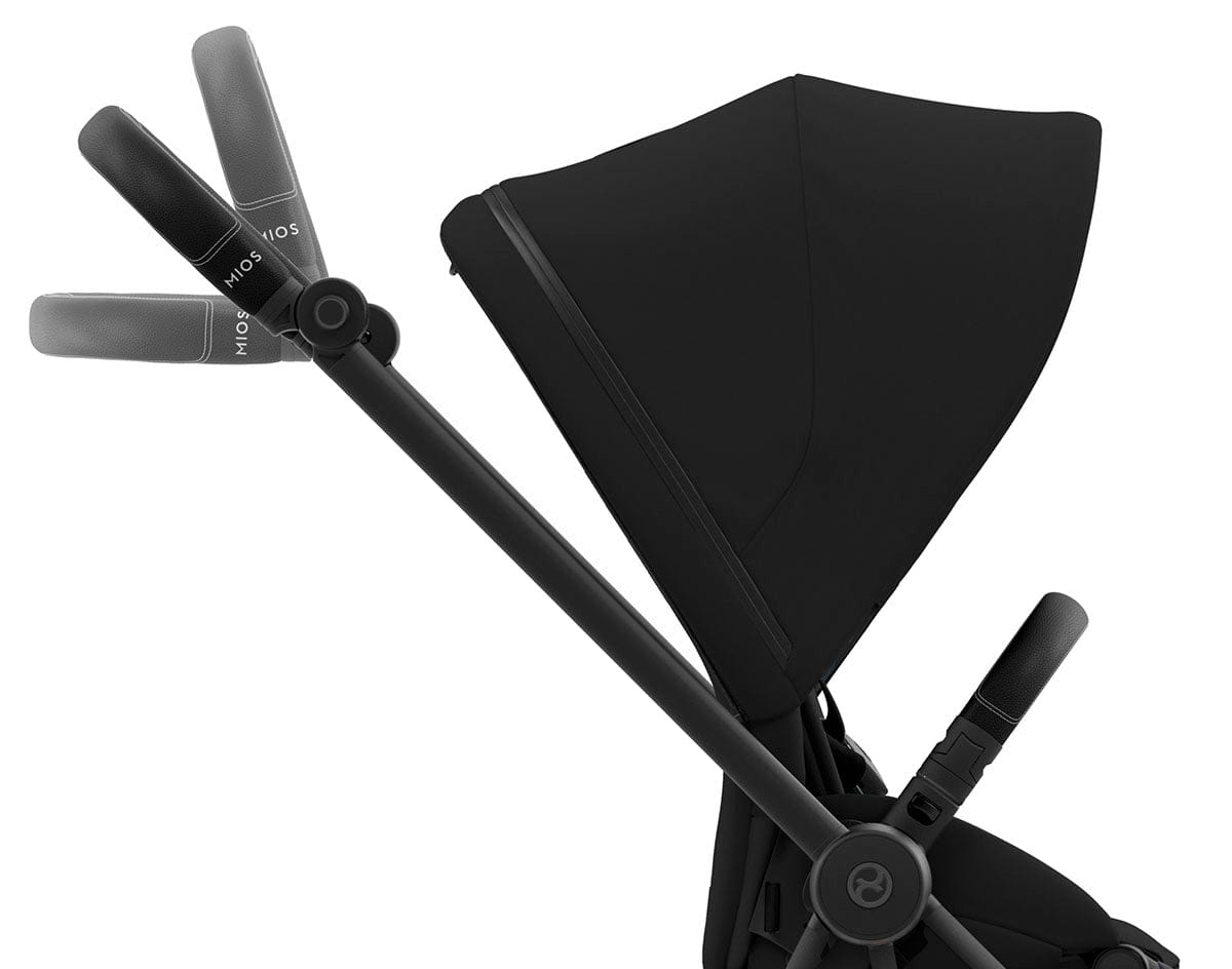 Cybex Mios 3 Stroller (One Box) - Matte Black / Black / Deep Black - 521004285