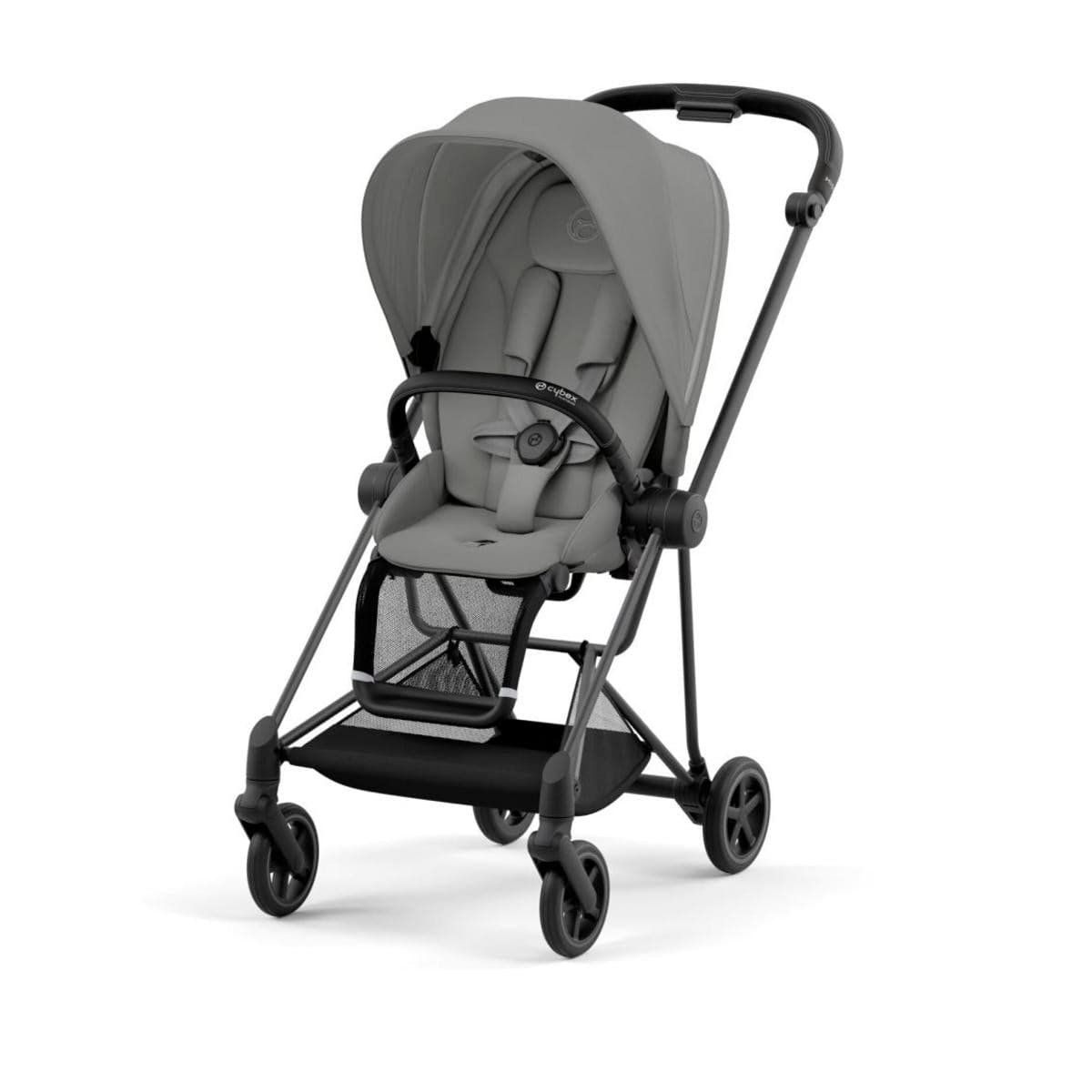 Cybex Mios 3 Stroller (One Box) - Matte Black / Black / Mirage Grey - 523001585