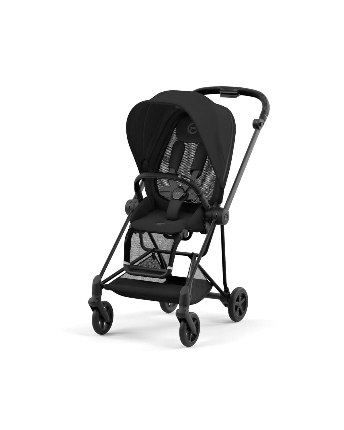 Cybex Mios 3 Stroller (One Box) - Matte Black / Black / Sepia Black - 523001579