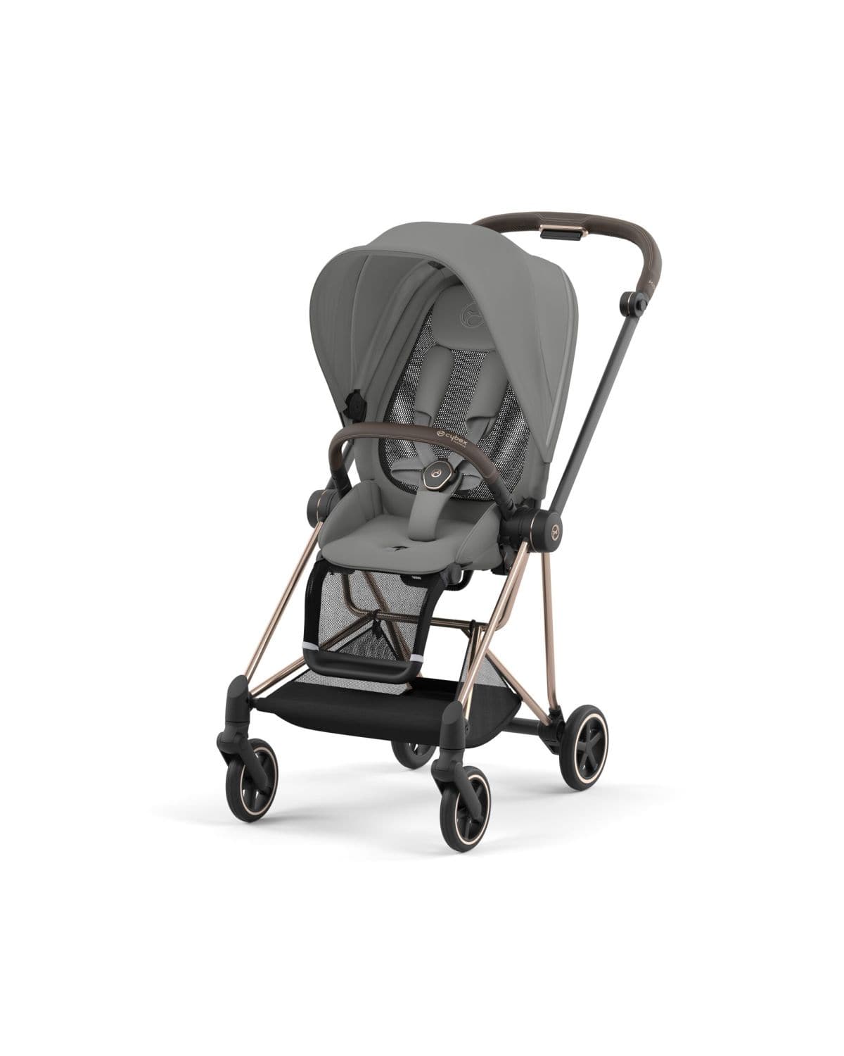 Cybex mios ベビーカー グレー Cybex Mios 3 Stroller (One Box) - Rose Gold / Mirage Grey – Albee Baby