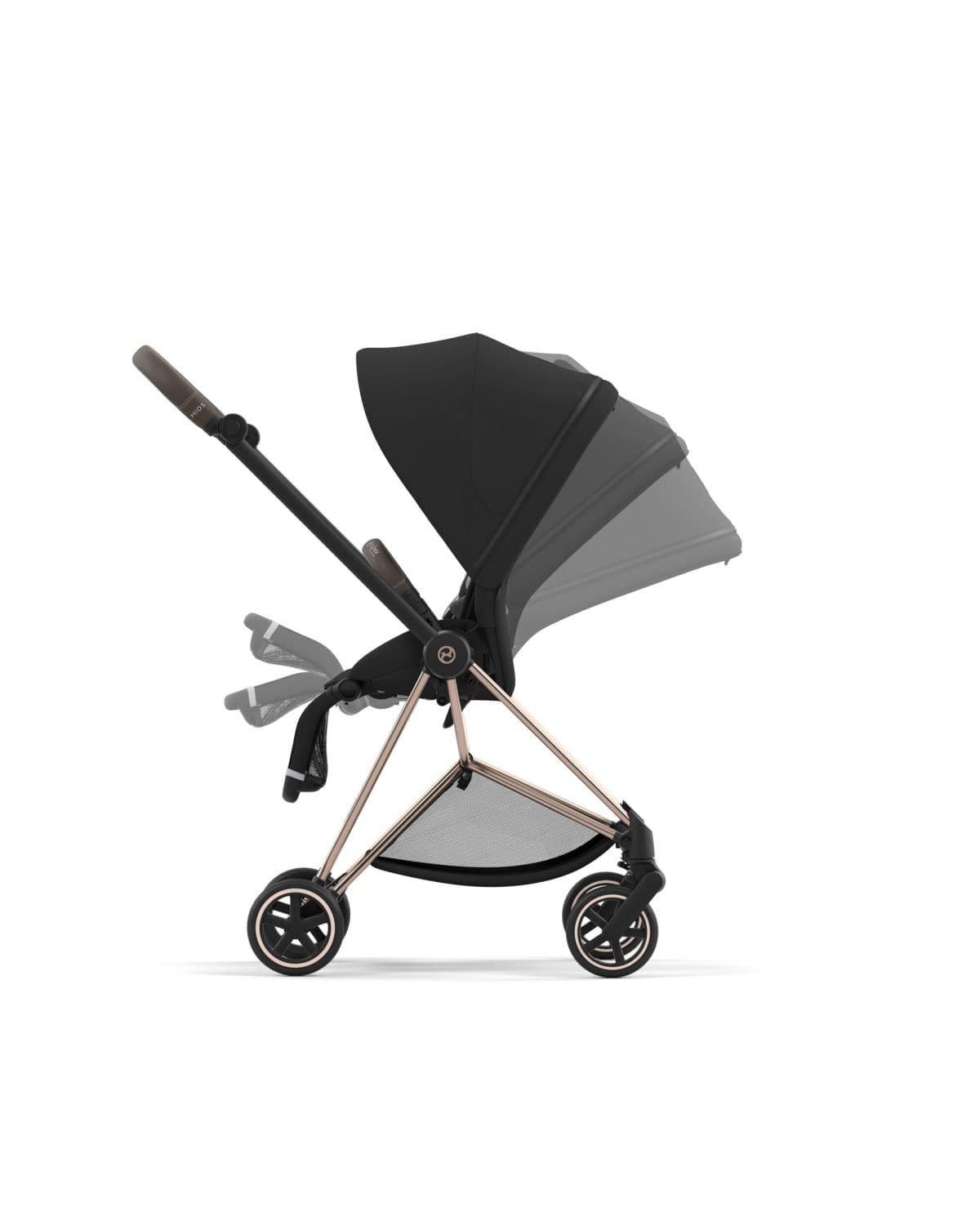 Cybex Mios 3 Stroller (One Box) - Rose Gold / Sepia Black - 523001581