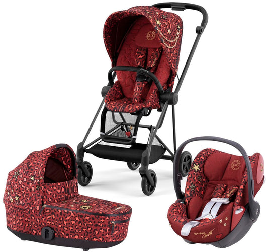 Cybex Mios 3 with Lux Bassinet + Cloud Q Travel System Bundle - Rockstar by Alec Voelkel - TRVL-521003993-B-ROCK