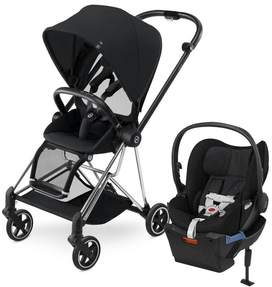 Cybex 2018 Mios + Cloud Q Plus Travel System -  Stardust Black - 518002353-517001047