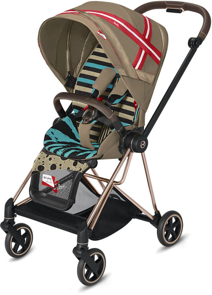 Cybex Mios 2 Complete Stroller - Rose Gold/Karolina Kurkova One Love - 519003269-519003173