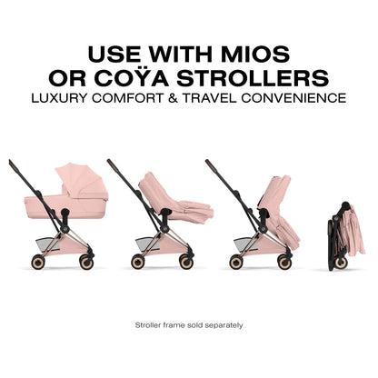 Cybex Mios / Coya Fold Lux Carry Cot (2026) - Style Collection - Peach Pink - 526000491