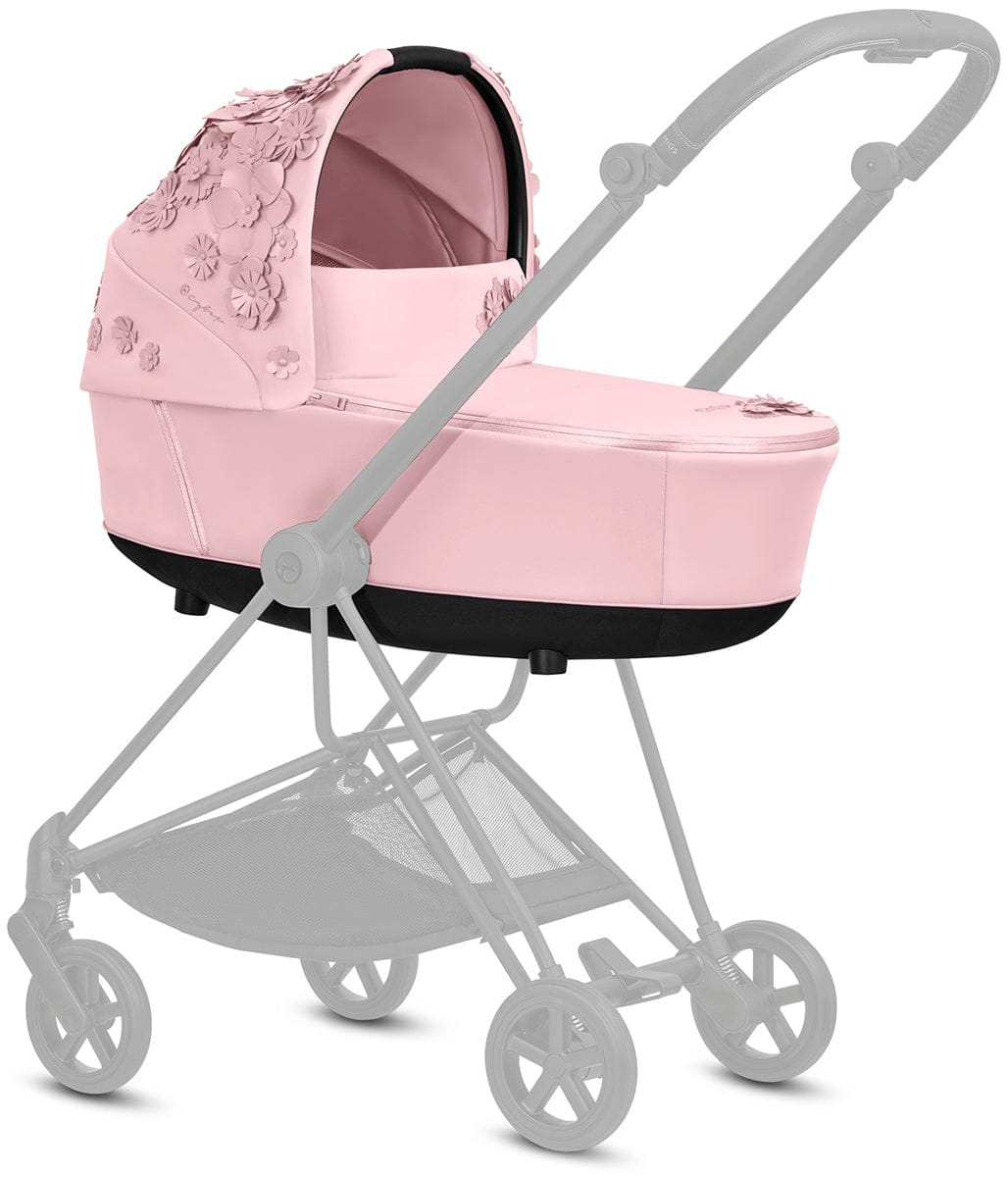 Cybex Mios Lux Carry Cot - Simply Flowers - Pale Blush - 521001381