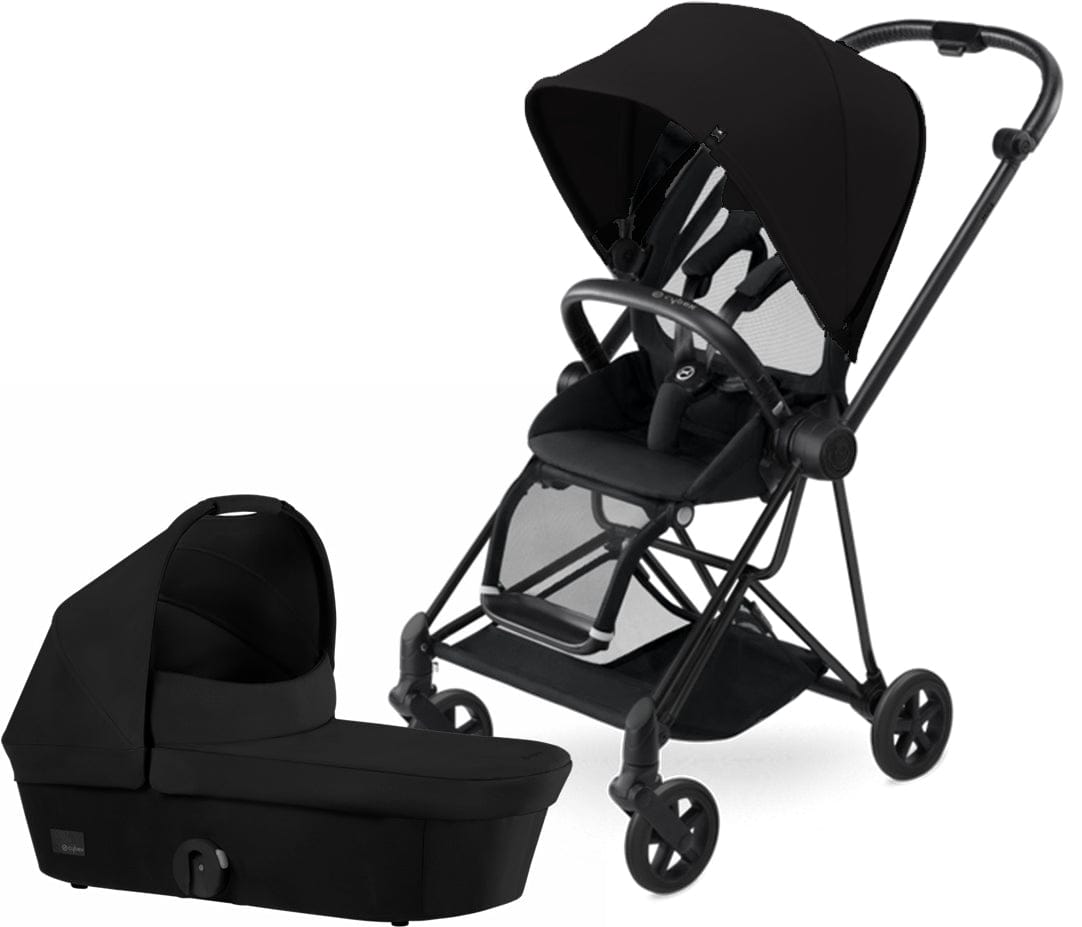 Cybex 2017 / 2018 Mios Stroller & Bassinet - Black/Stardust Black - 517001443-517002415-BSNT