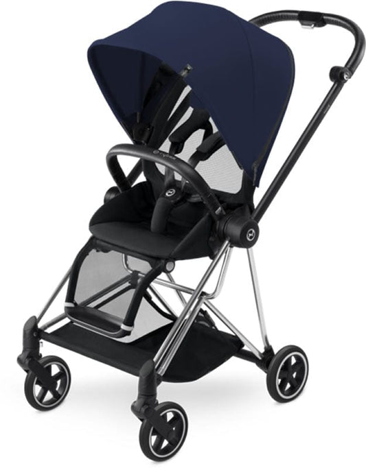 Cybex 2017 / 2018 Mios Stroller - Chrome/Midnight Blue - 517001441-517002421