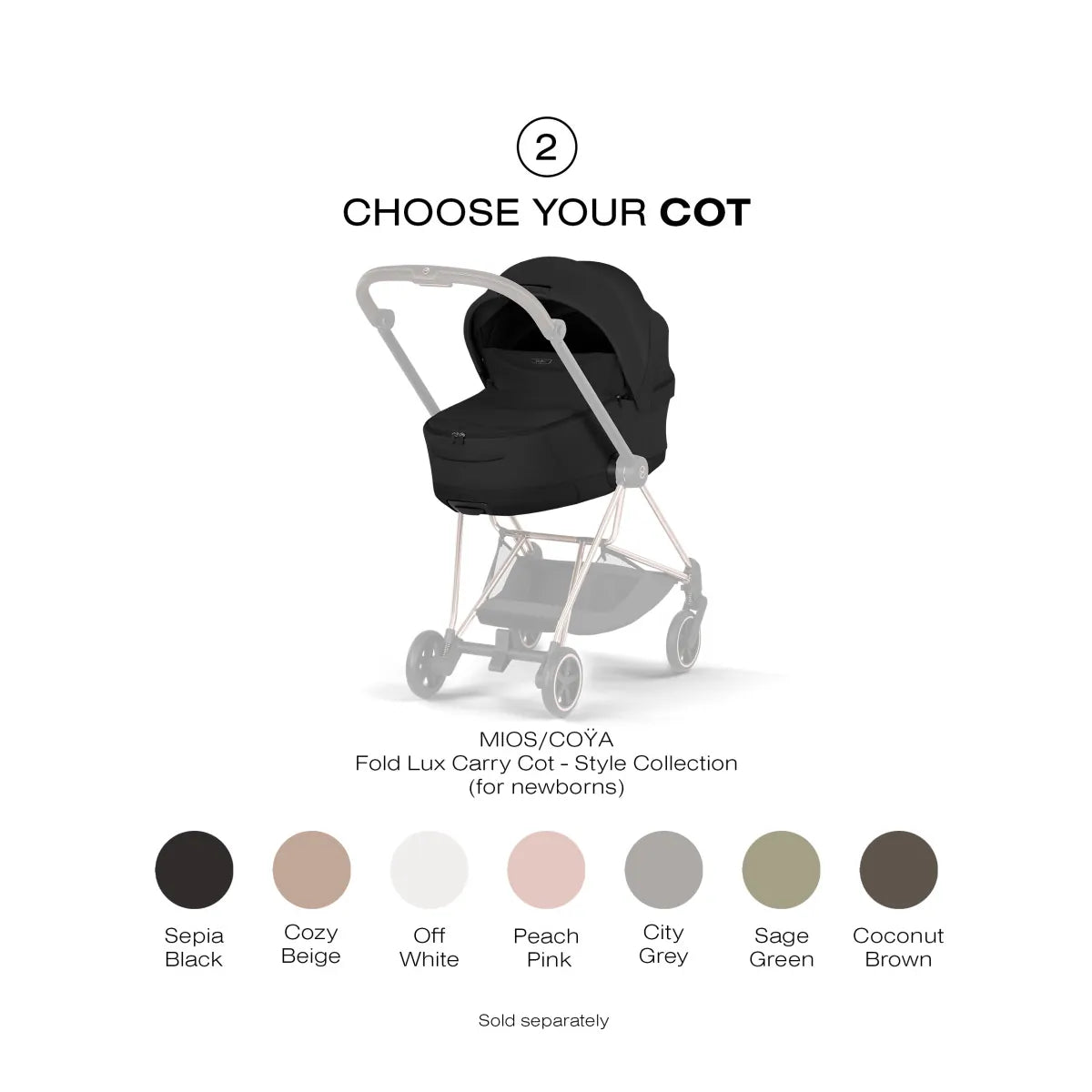 Cybex Mios Style Frame - Rosegold - 526000295