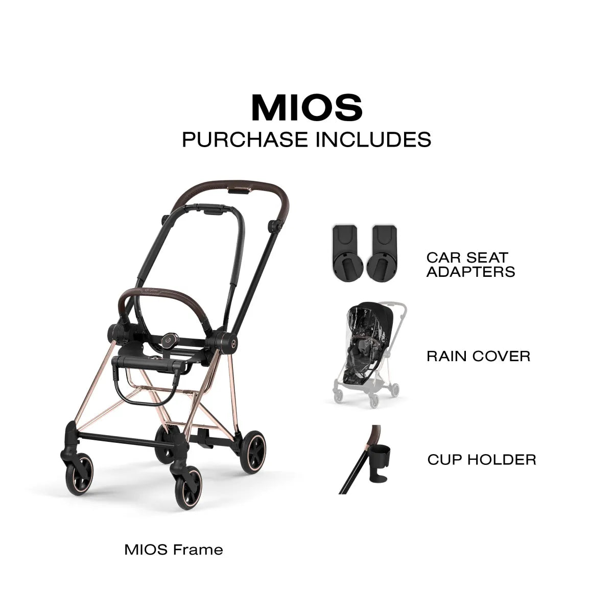 Cybex Mios Style Frame - Rosegold - 526000295