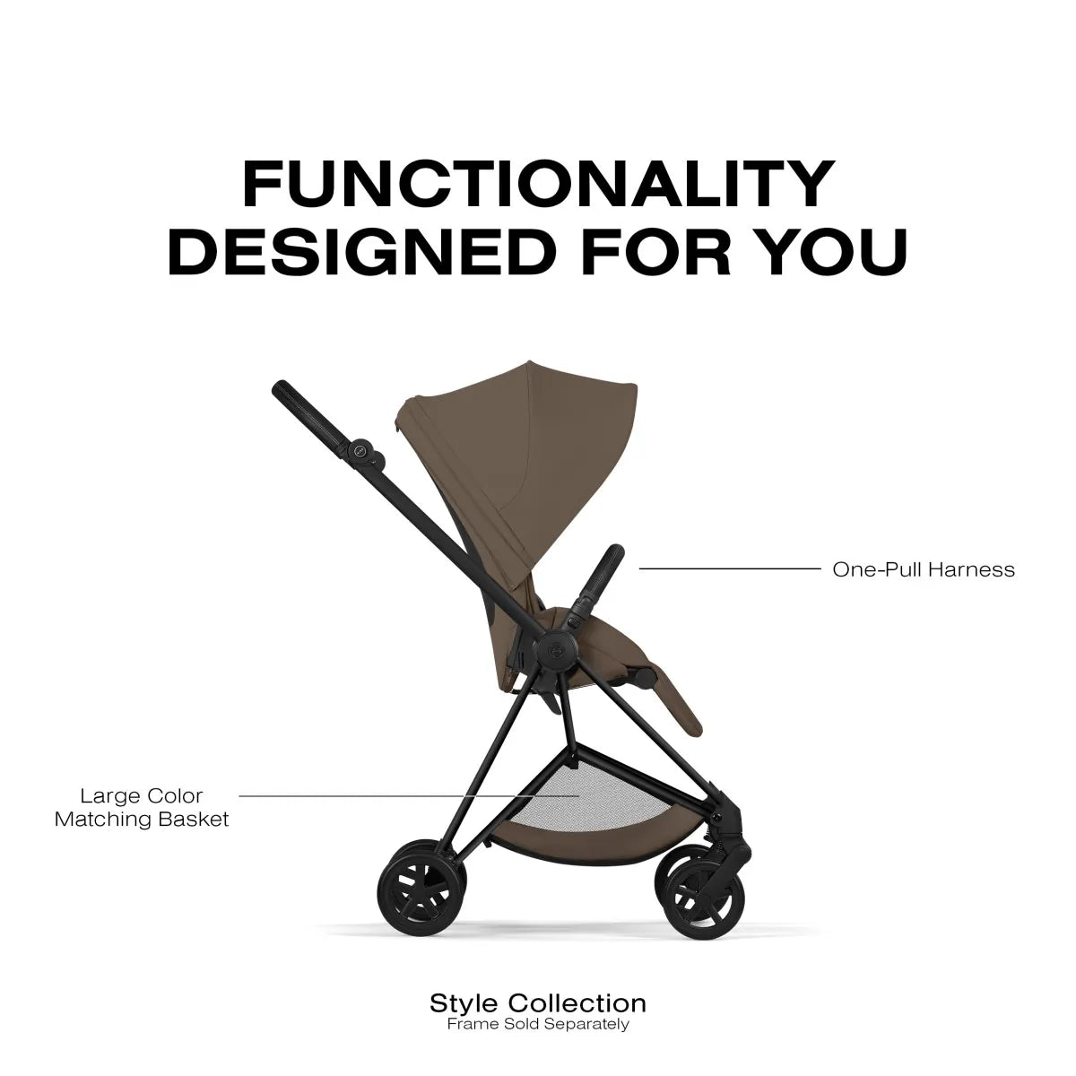 Cybex Mios Style Seatpack - Coconut Brown - 526001625