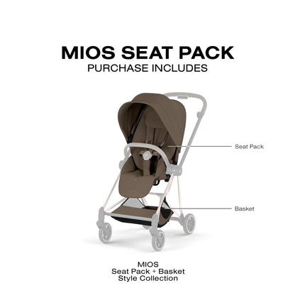 Cybex Mios Style Seatpack - Coconut Brown - 526001625