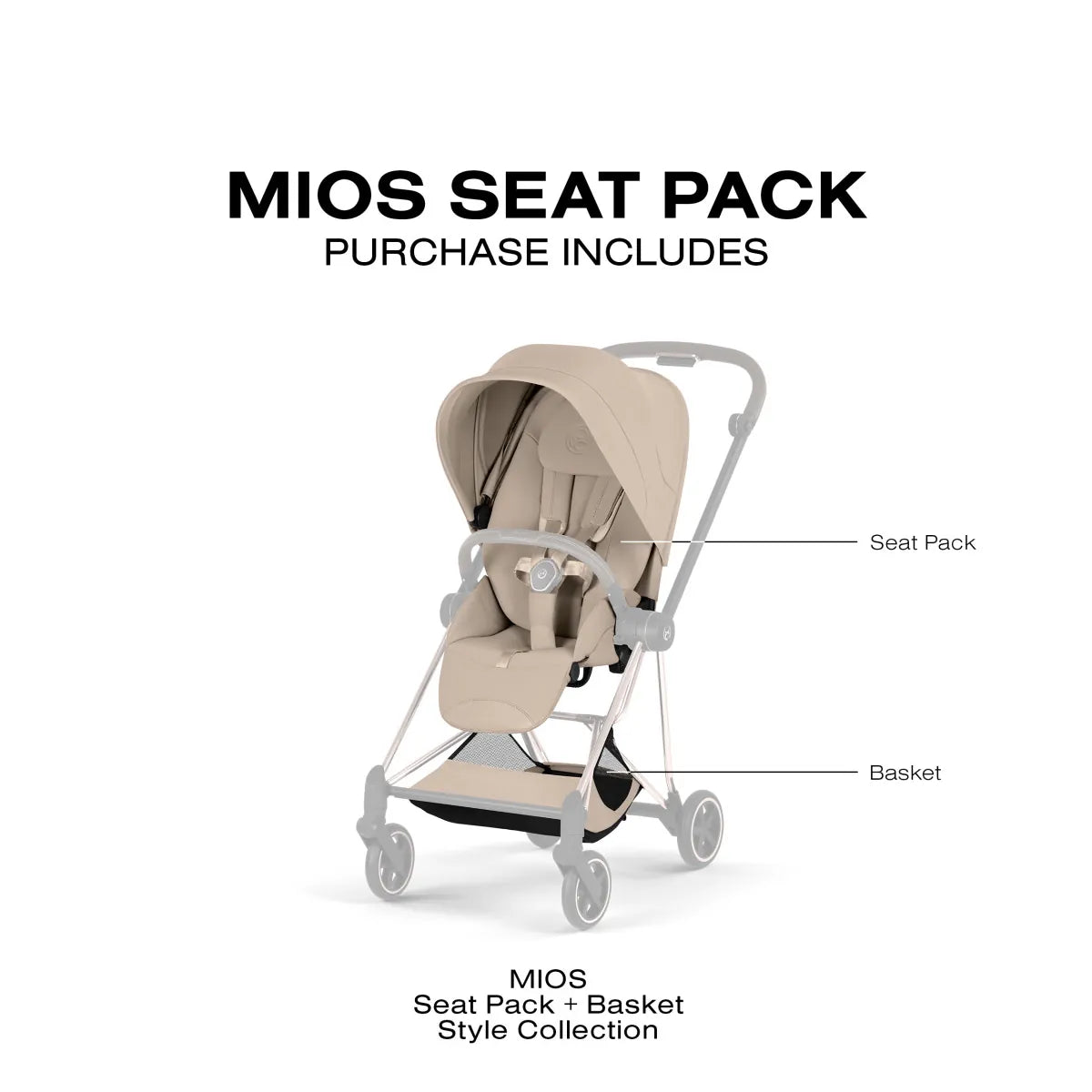 CYBEX MIOS Seat Pack & Shopping Basket - Style Collection