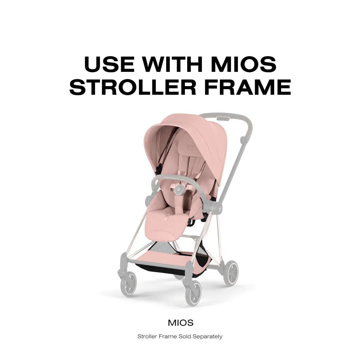 Cybex Mios Style Seatpack - Peach Pink - 526000449