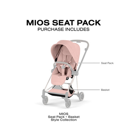 Cybex Mios Style Seatpack - Peach Pink - 526000449