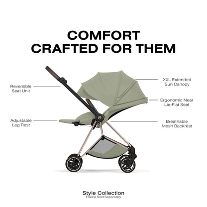 Cybex Mios Style Seatpack - Sage Green - 526000425