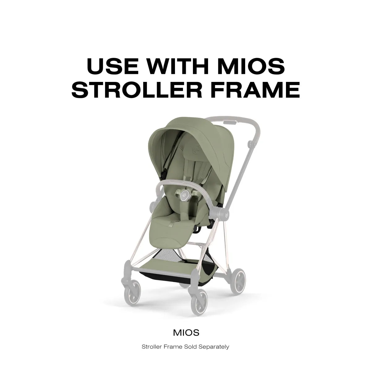 Cybex Mios Style Seatpack - Sage Green - 526000425