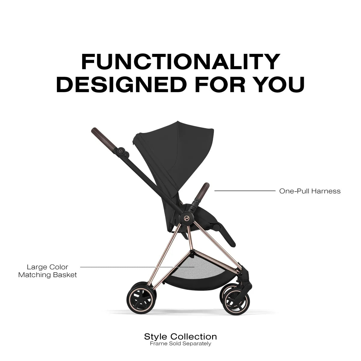 Cybex Mios Style Seatpack - Sepia Black - 526000401