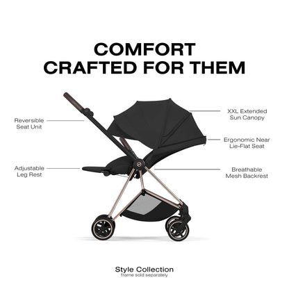 Cybex Mios Style Seatpack - Sepia Black - 526000401