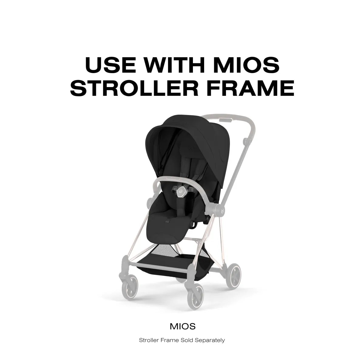 Cybex Mios Style Seatpack - Sepia Black - 526000401