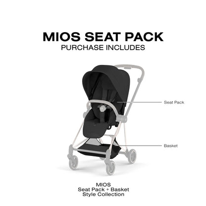 Cybex Mios Style Seatpack - Sepia Black - 526000401