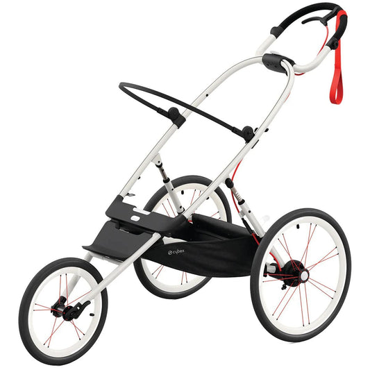 Cybex OPEN BOX AVI Jogging Stroller Frame - Cream with Orange Details - 520004343-OB