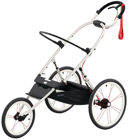 Cybex OPEN BOX AVI Fixed Front Wheel Jogging Stroller Frame - Cream with Orange Details - 520004147-OB