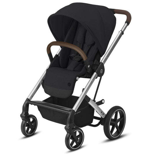 Cybex OPEN BOX Balios S Lux Full Size Stroller - Deep Black - 520004359-ob