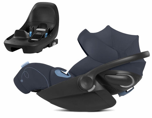 Cybex OPEN BOX Cloud G Basic Comfort Extend Reclining Infant Car Seat with Anti-Rebound Bar - Ocean Blue - 522001397-ob