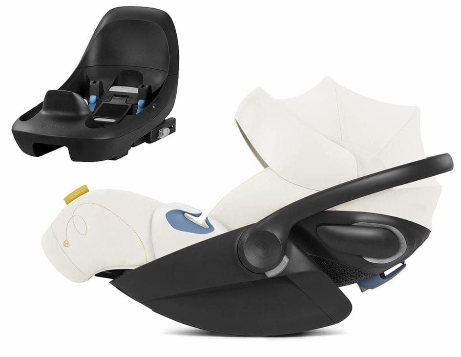 Cybex OPEN BOX Cloud G Basic Comfort Extend Reclining Infant Car Seat with Anti-Rebound Bar - Seashell Beige - 522001399-ob