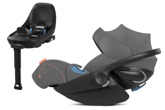 Cybex OPEN BOX Cloud G Lux SensorSafe Comfort Extend Reclining Infant Car Seat - Lava Grey - 522001403-ob