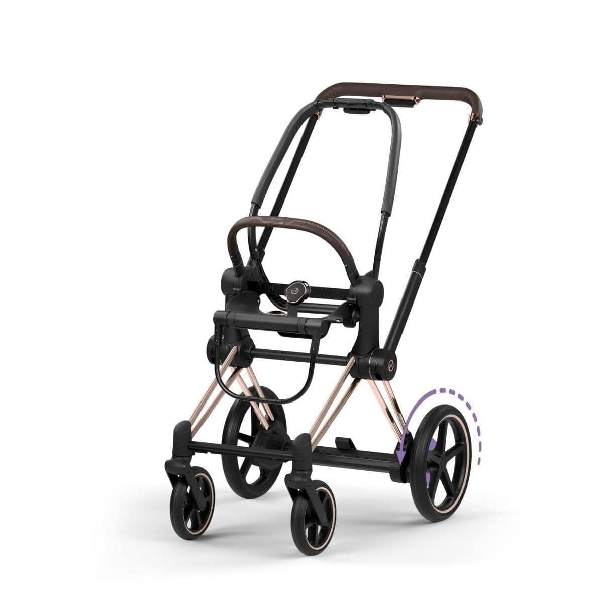 Cybex OPEN BOX e-Priam Style Frame (2026) - Rosegold