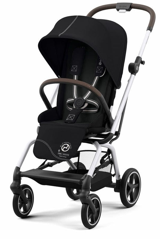 Cybex OPEN BOX Eezy S Twist +2 V2 Stroller - Moon Black - 522001721-ob