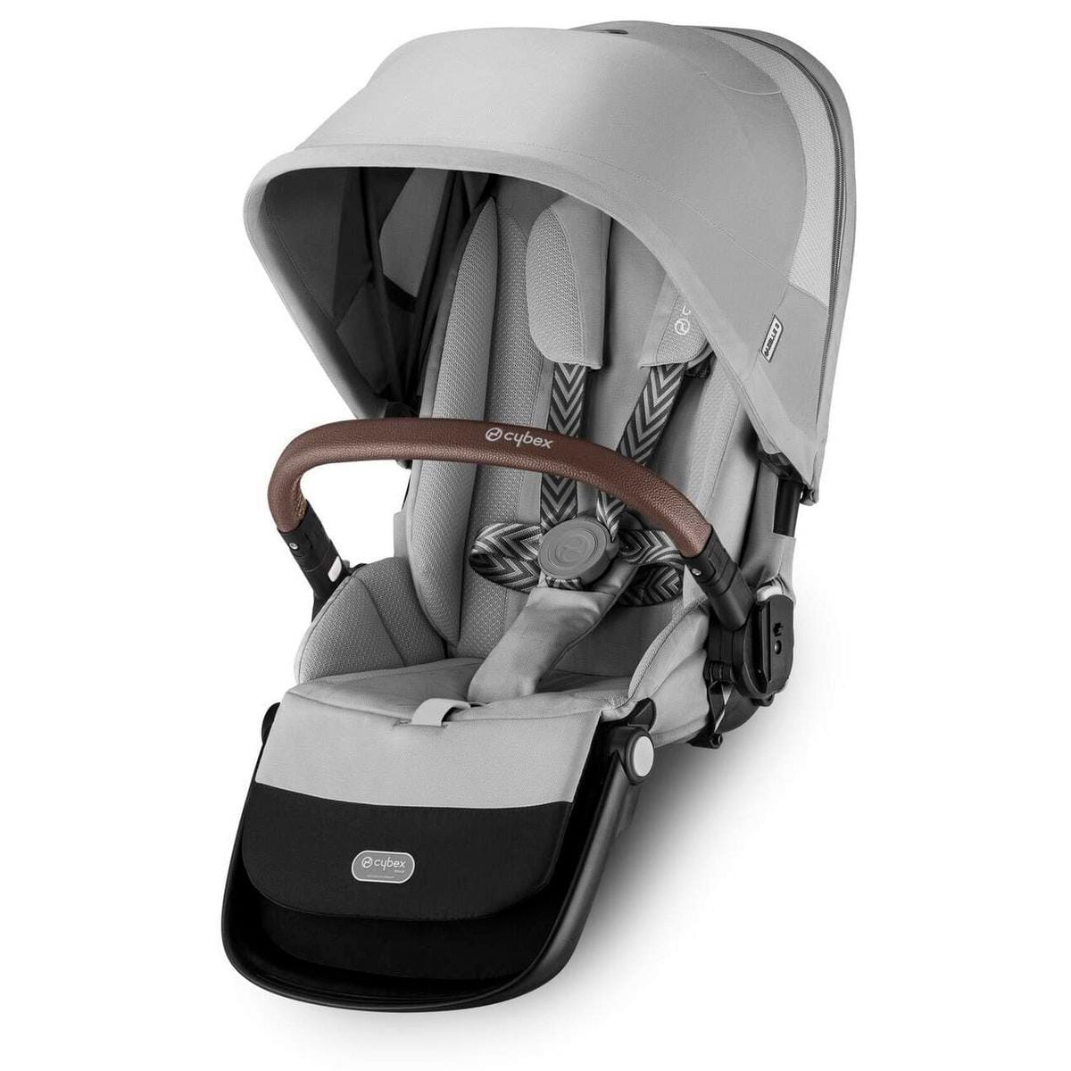 Cybex OPEN BOX Gazelle S 2 Second Seat - Silver Frame / Lava Grey - 522004821-ob