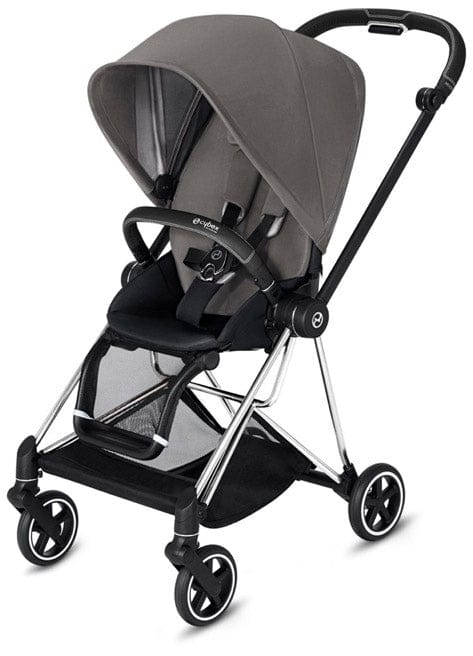 Cybex OPEN BOX Mios 2 Complete Stroller - Chrome/Black/Manhattan