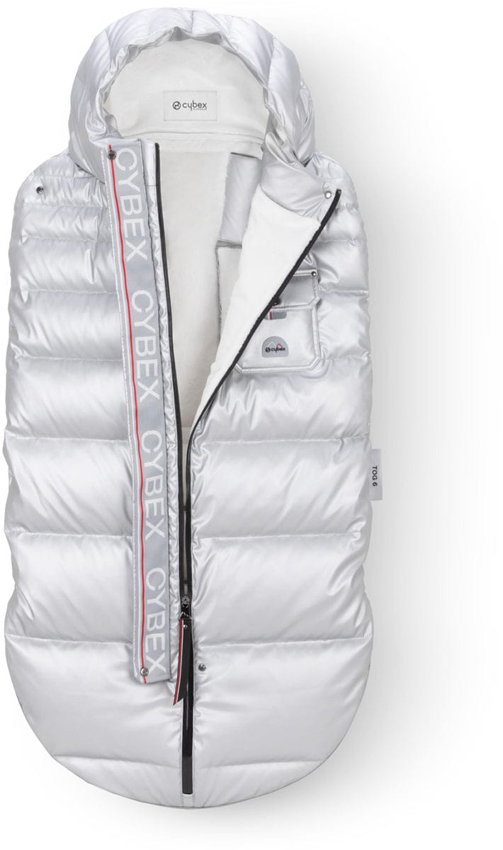 Cybex OPEN BOX Platinum Winter Footmuff - Arctic Silver - 521000837-OB