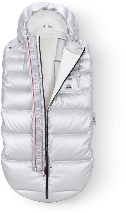 Cybex OPEN BOX Platinum Winter Footmuff - Arctic Silver - 521000837-OB