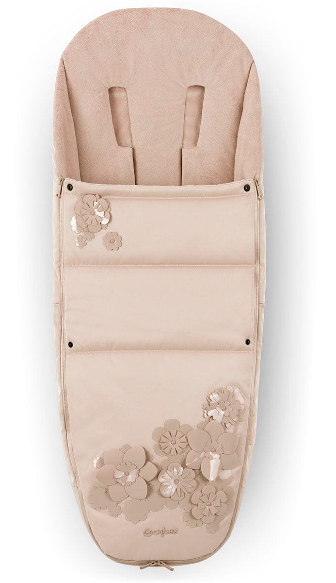 Cybex Platinum Footmuff 4 - Simply Flowers Nude Beige - 522000061