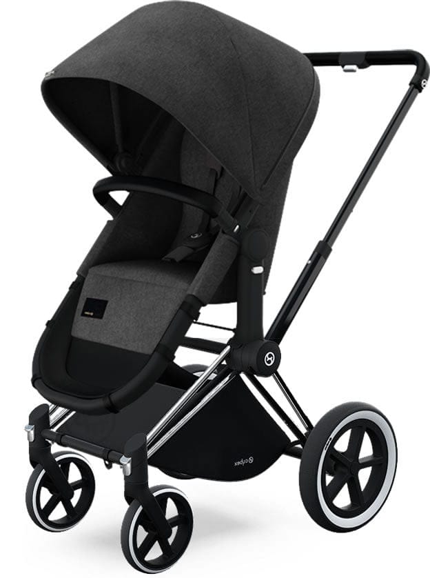 Cybex Priam 2017 / 2018 2-in-1 All-Terrain Stroller - Black Beauty - CBXPRLTTERRBB