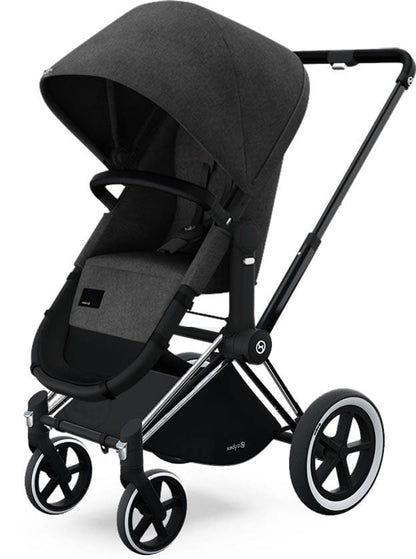 Cybex Priam 2017 / 2018 2-in-1 All-Terrain Stroller - Black Beauty - CBXPRLTTERRBB